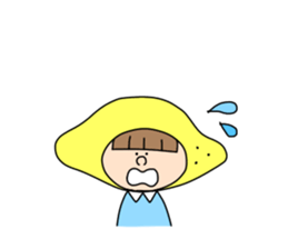lemon lemon girl sticker #14709808