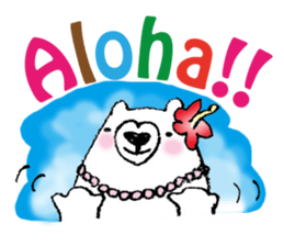 sirokumako dance Hula!! sticker #14709818