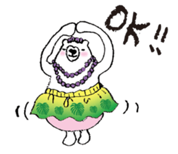 sirokumako dance Hula!! sticker #14709825