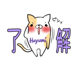 HUYUMI's exclusive sticker sticker #14710034