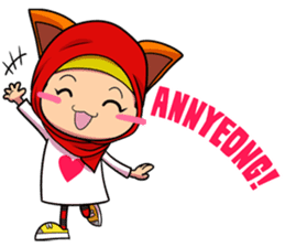 Cute K-Pop Hijab sticker #14710326