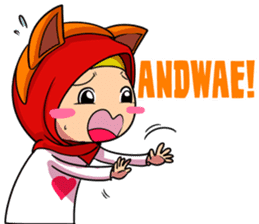 Cute K-Pop Hijab sticker #14710327