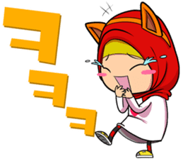 Cute K-Pop Hijab sticker #14710330