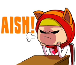 Cute K-Pop Hijab sticker #14710335