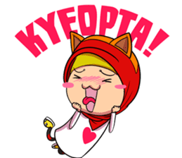 Cute K-Pop Hijab sticker #14710338