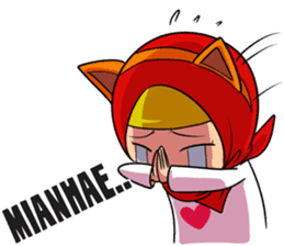 Cute K-Pop Hijab sticker #14710339