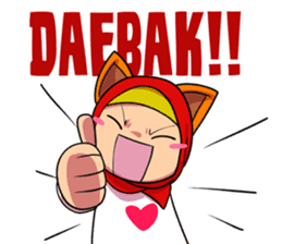 Cute K-Pop Hijab sticker #14710340