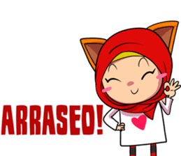 Cute K-Pop Hijab sticker #14710343