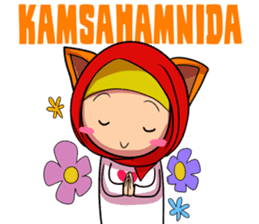 Cute K-Pop Hijab sticker #14710346