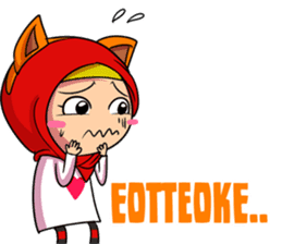 Cute K-Pop Hijab sticker #14710349