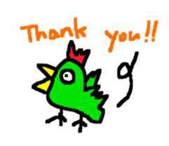 CBA BIRD sticker #14710852