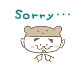Daily life of office working daddy bear sticker #14711057