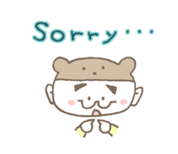 Daily life of office working daddy bear sticker #14711057
