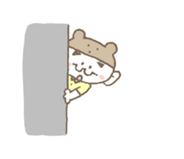 Daily life of office working daddy bear sticker #14711062