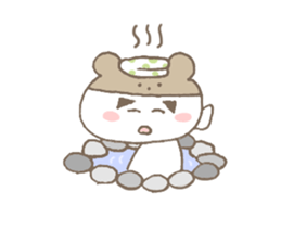 Daily life of office working daddy bear sticker #14711070