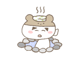 Daily life of office working daddy bear sticker #14711070