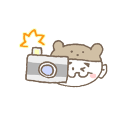 Daily life of office working daddy bear sticker #14711072