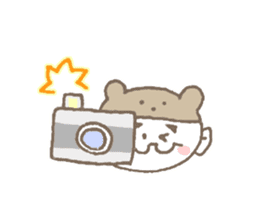 Daily life of office working daddy bear sticker #14711072