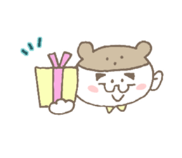 Daily life of office working daddy bear sticker #14711073