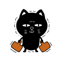 yowaki cat sticker #14711178