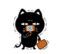 yowaki cat sticker #14711180