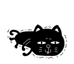 yowaki cat sticker #14711182