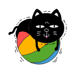 yowaki cat sticker #14711185