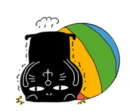 yowaki cat sticker #14711187