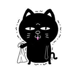 yowaki cat sticker #14711188