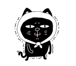 yowaki cat sticker #14711191