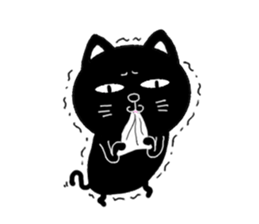 yowaki cat sticker #14711192