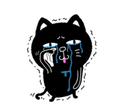 yowaki cat sticker #14711194