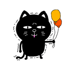 yowaki cat sticker #14711195