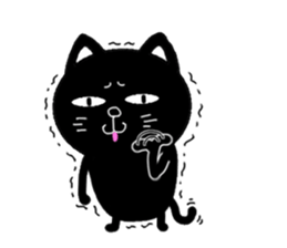 yowaki cat sticker #14711208