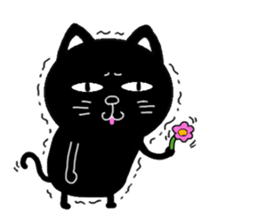 yowaki cat sticker #14711209