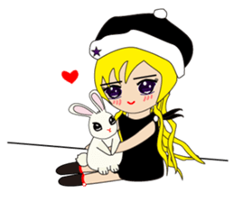 Molly & Bunny sticker #14711573
