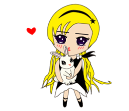 Molly & Bunny sticker #14711589