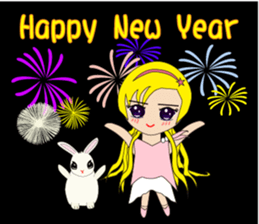 Molly & Bunny sticker #14711597