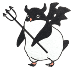 The Osaka penguin. sticker #14711615