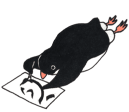 The Osaka penguin. sticker #14711620