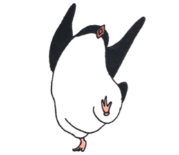 The Osaka penguin. sticker #14711621