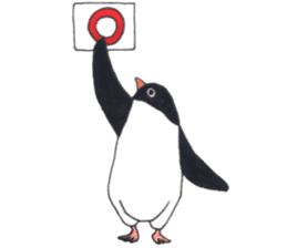 The Osaka penguin. sticker #14711623