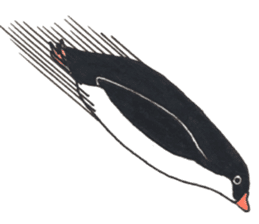 The Osaka penguin. sticker #14711628