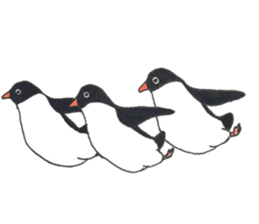 The Osaka penguin. sticker #14711635