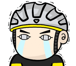 the cycling life of a struggling Knight7 sticker #14711818