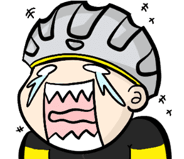 the cycling life of a struggling Knight7 sticker #14711819