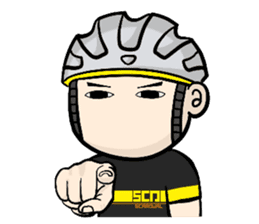 the cycling life of a struggling Knight7 sticker #14711824