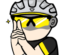 the cycling life of a struggling Knight7 sticker #14711827