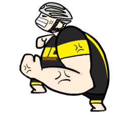 the cycling life of a struggling Knight7 sticker #14711834