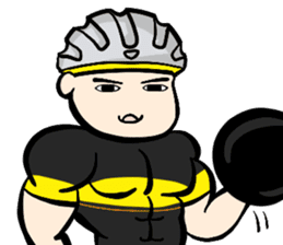the cycling life of a struggling Knight7 sticker #14711835